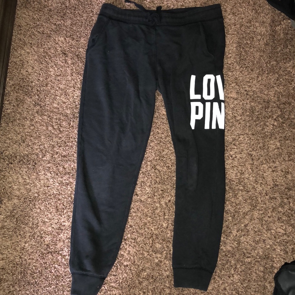 Black PINK joggers- Small